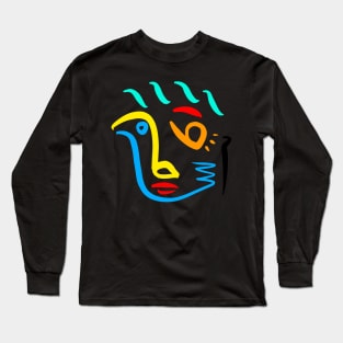 face Long Sleeve T-Shirt